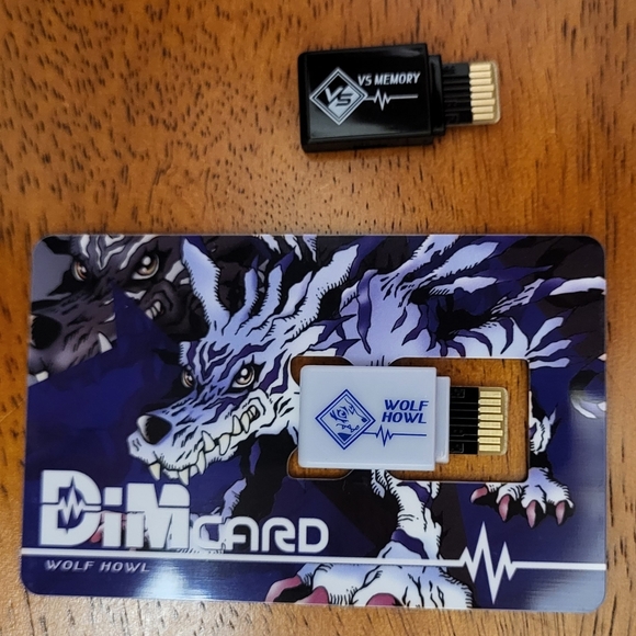 Vital Hero Digimon Replacement Wolf Howl DIM and VS Memory cards - Picture 3 of 3